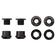 Wolf Tooth Chainring Bolts, 6mm, 4pk