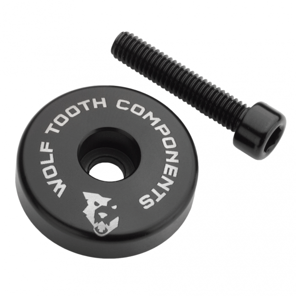 Wolf Tooth Ultralight Top Cap, 5mm Intergert Spacer, W/Bolt