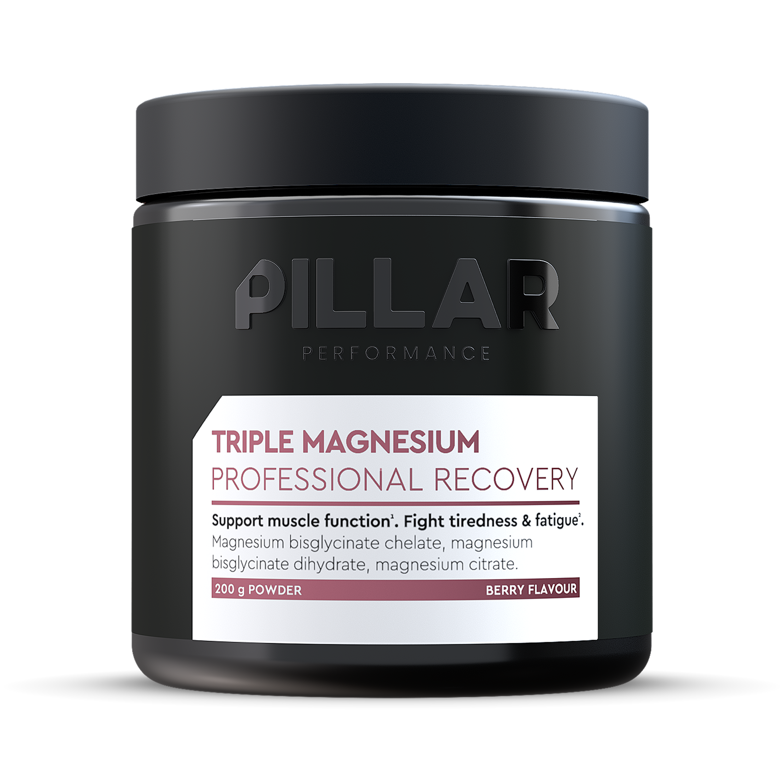 Pillar Performance Triple Magnesium Recovery 200 gram Berry Pulver