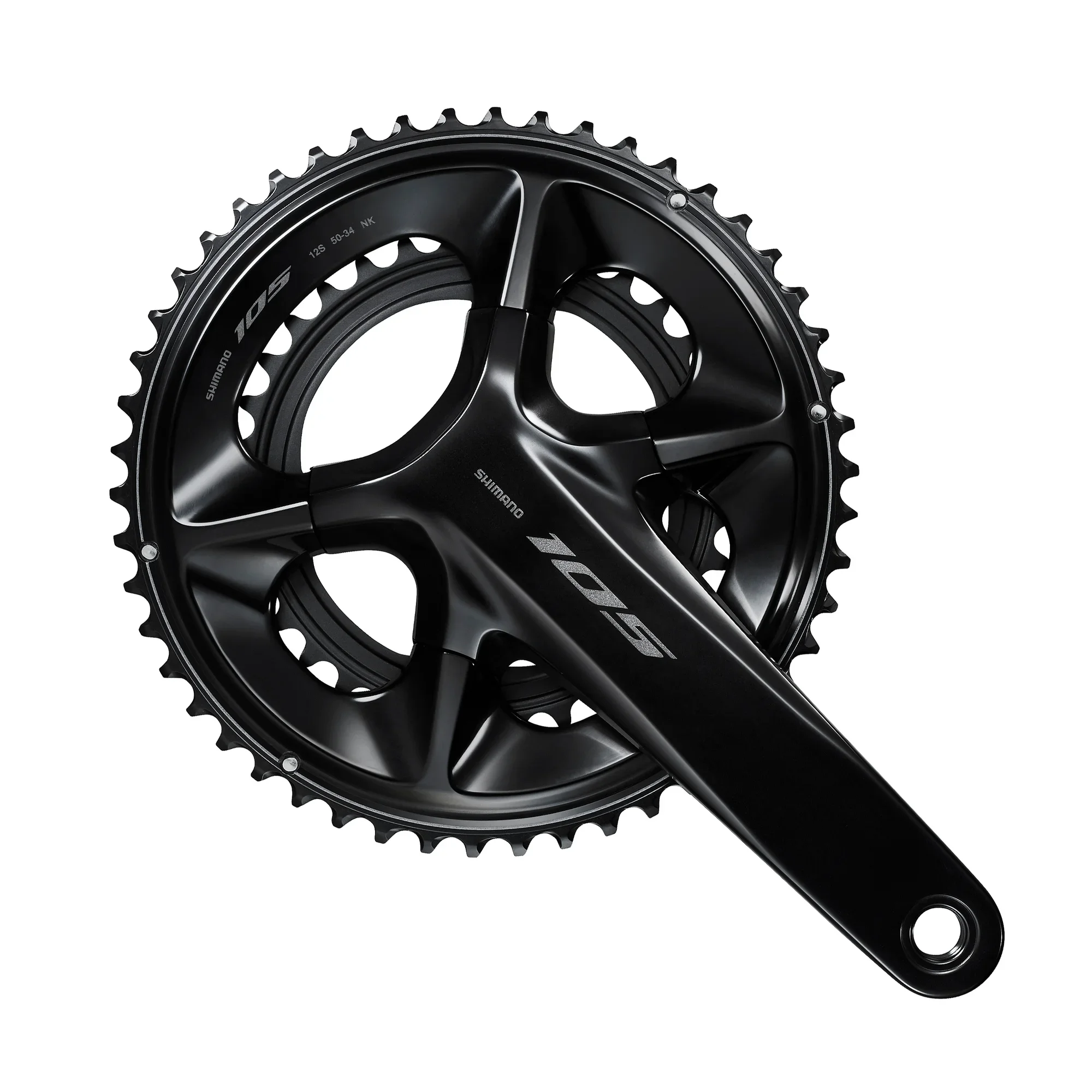 Shimano 105 FC-R7100 50/34T Kranksett by Sykkelkomponenter