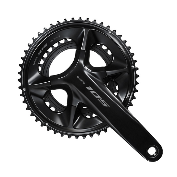 Shimano 105 FC-R7100 52/36T Kranksett by Sykkelkomponenter