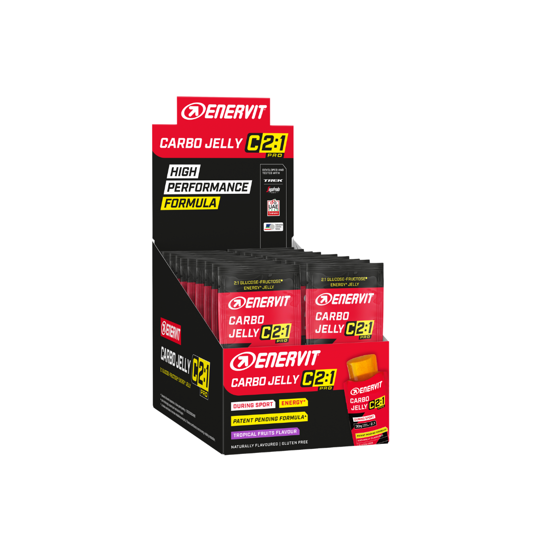 Enervit C2:1 Carbo Jelly Energigummi 20 stk by Sykkelkomponenter