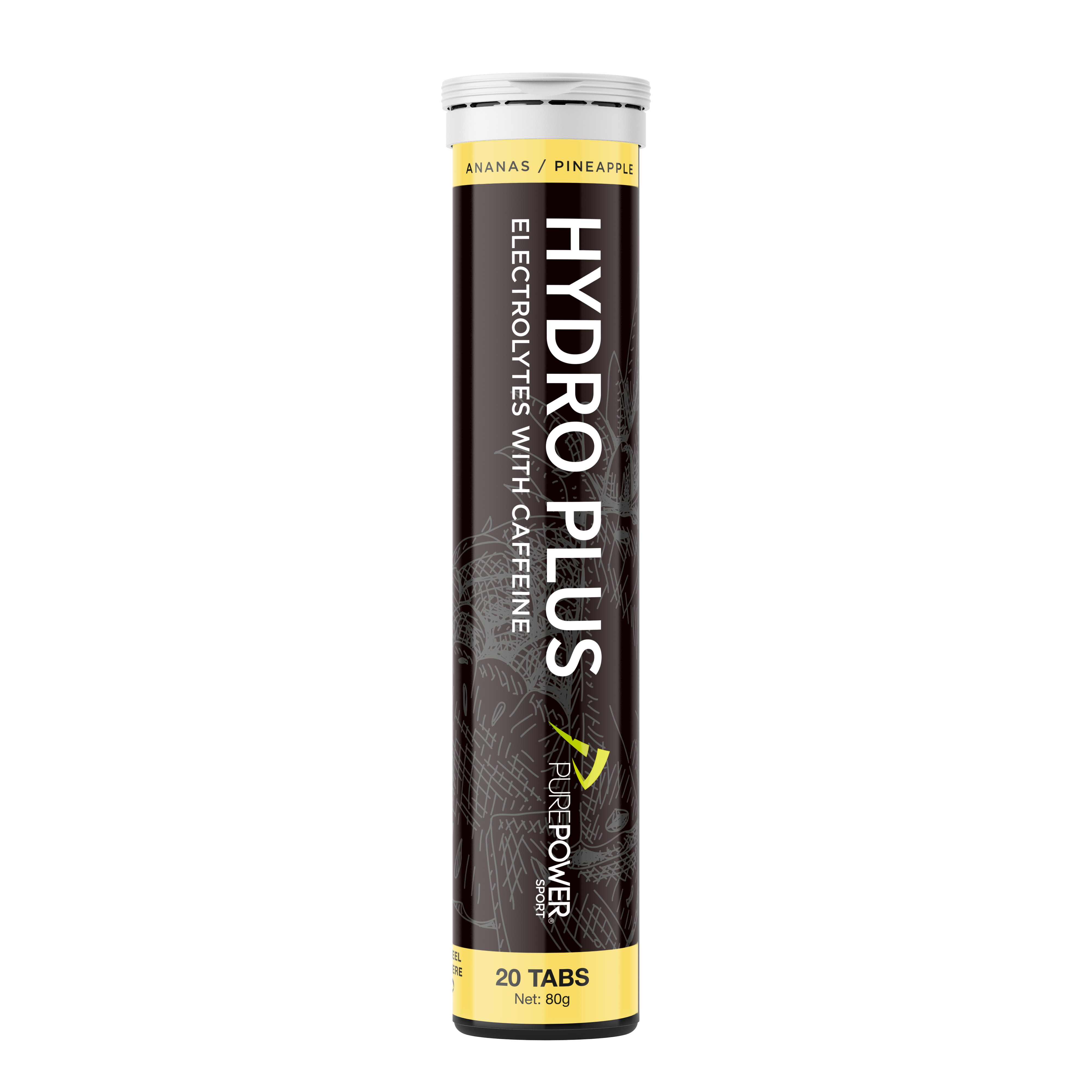 PurePower Hydro Plus Ananas Tabletter by Sykkelkomponenter
