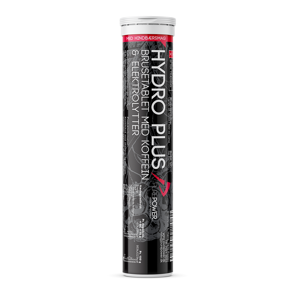 PurePower Hydro Plus Bringebær Tabletter by Sykkelkomponenter
