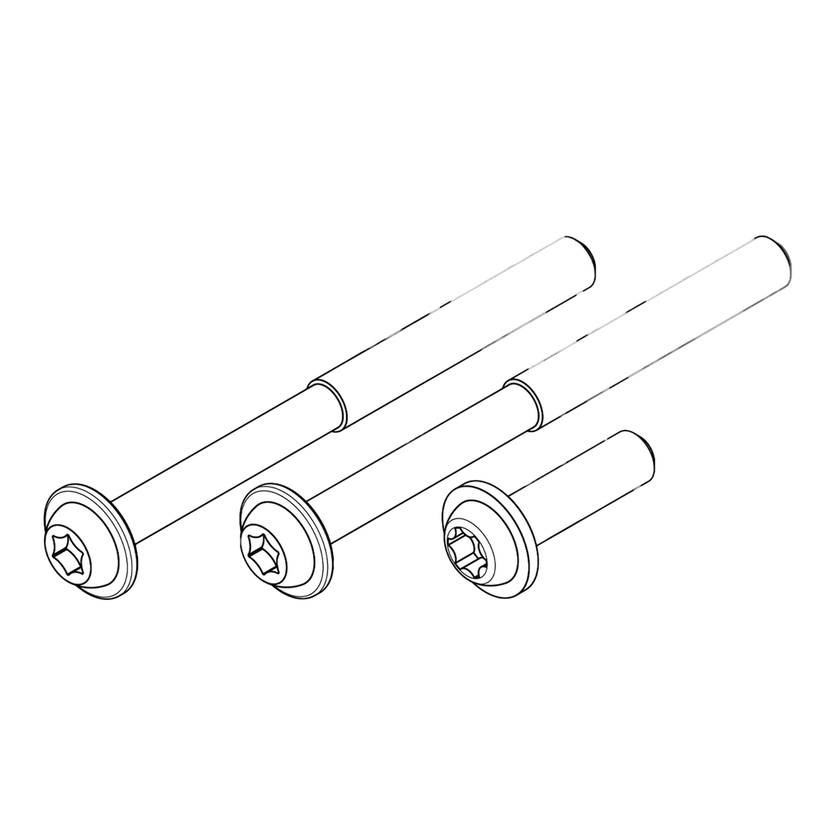 Bosch Skruesett for Smart System PowerPack 400/500 Rack by Sykkelkomponenter