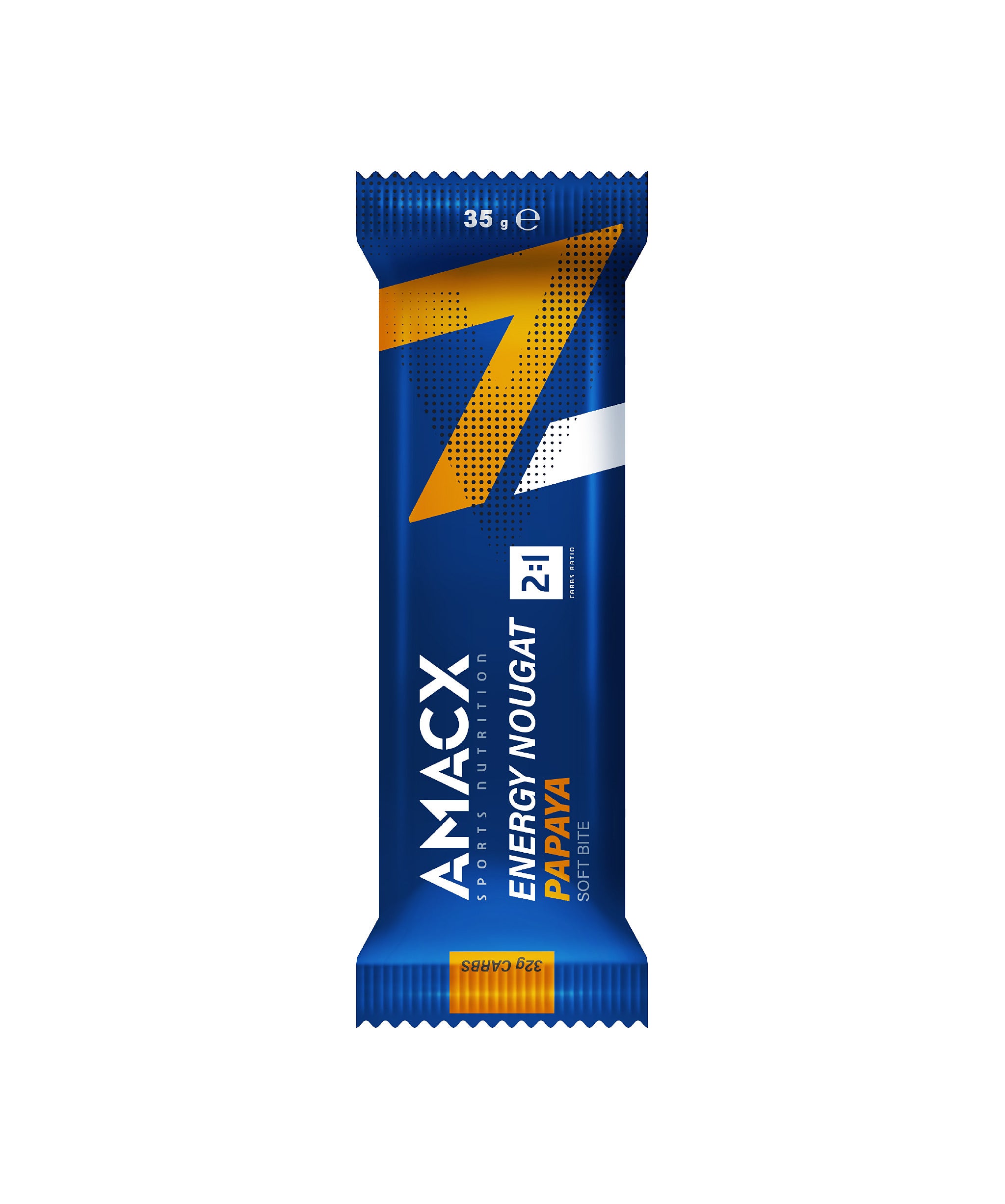 Amacx Energy Nougat Papaya Energibar by Sykkelkomponenter