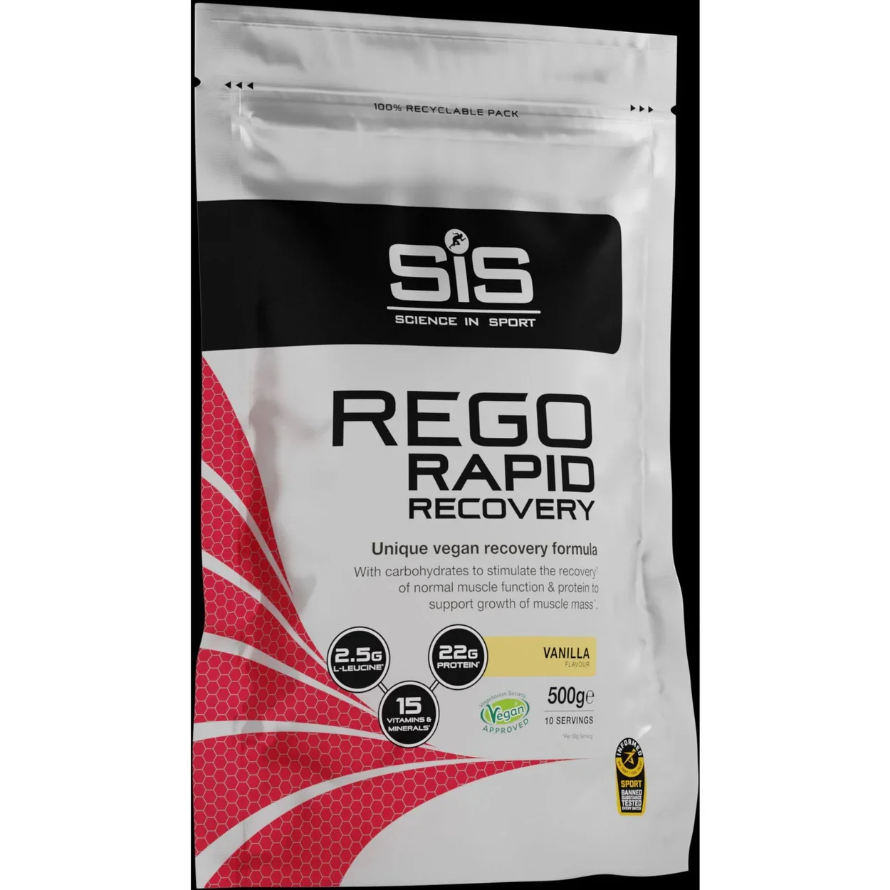 SIS Rego Rapid Recovery Vanilje 500 gram by Sykkelkomponenter