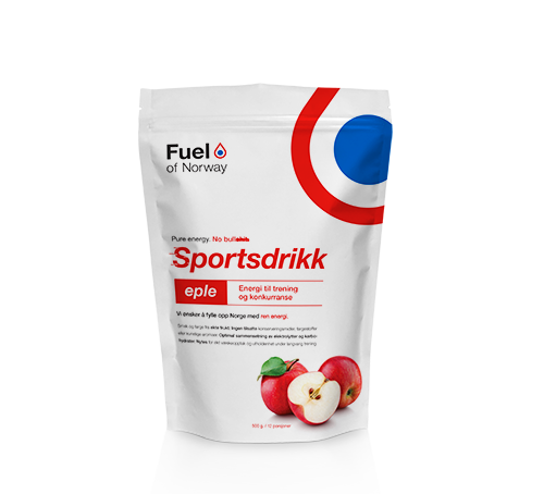 Fuel Of Norway Eple 500gr Sportsdrikk pulver by Sykkelkomponenter
