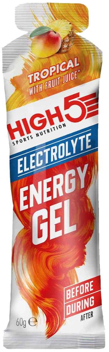High5 EnergyGel Electrolyte Tropisk Energigel by Sykkelkomponenter