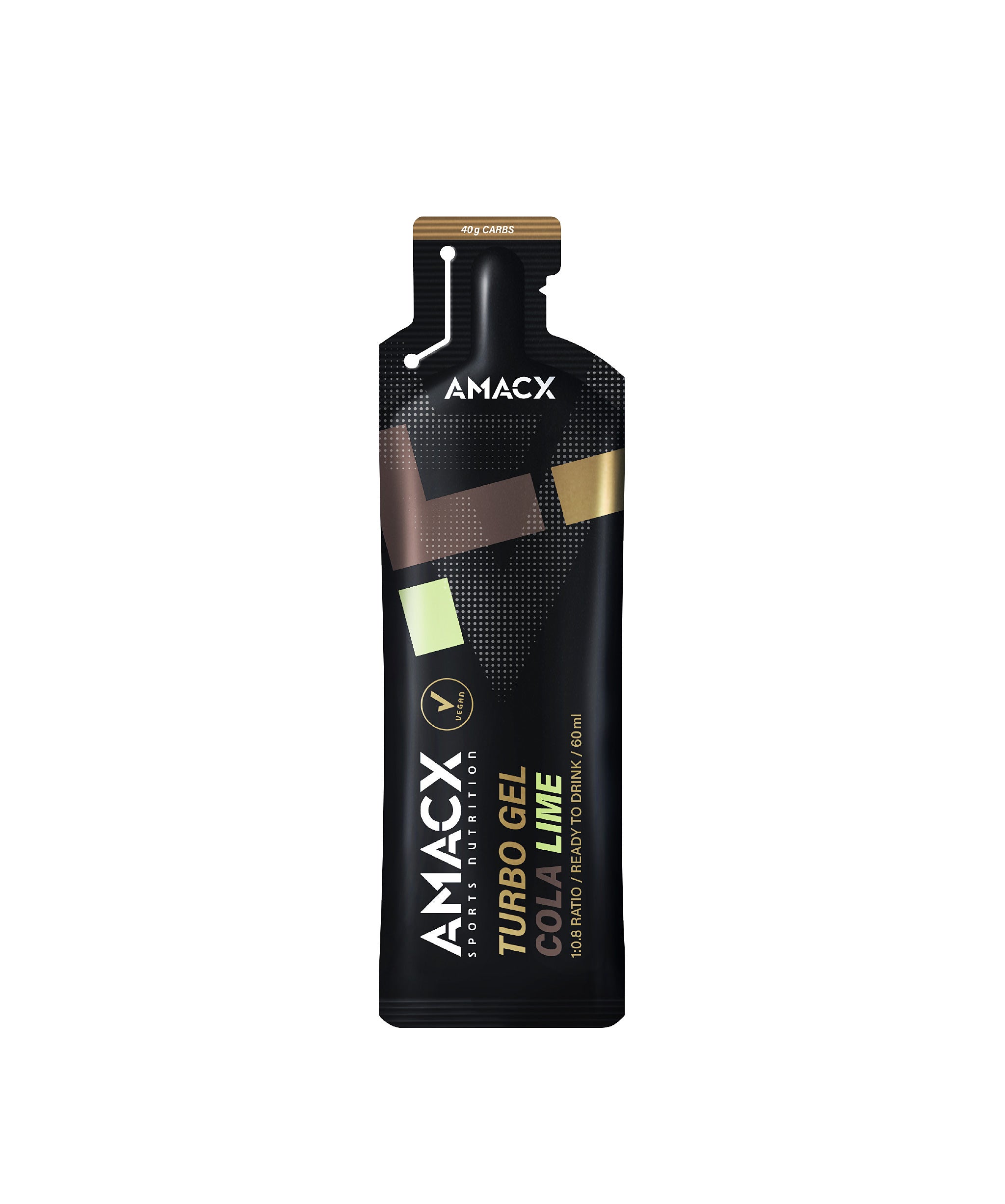 Amacx Turbo Gel Cola/Lime Energigel by Sykkelkomponenter