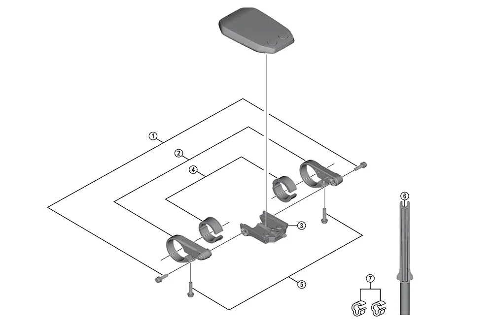 Shimano SC-E6010 Brakettenhet Fixing Skrue by Sykkelkomponenter