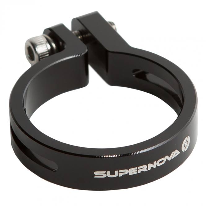 Supernova Setepinneklemme for Baklys, Svart/Sølv by Sykkelkomponenter