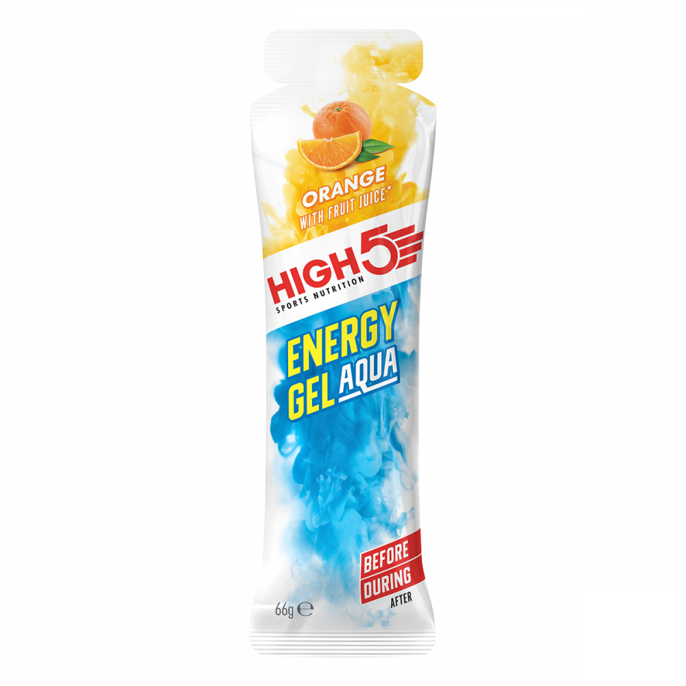 High5 EnergyGel Aqua Appelsin Energigel by Sykkelkomponenter