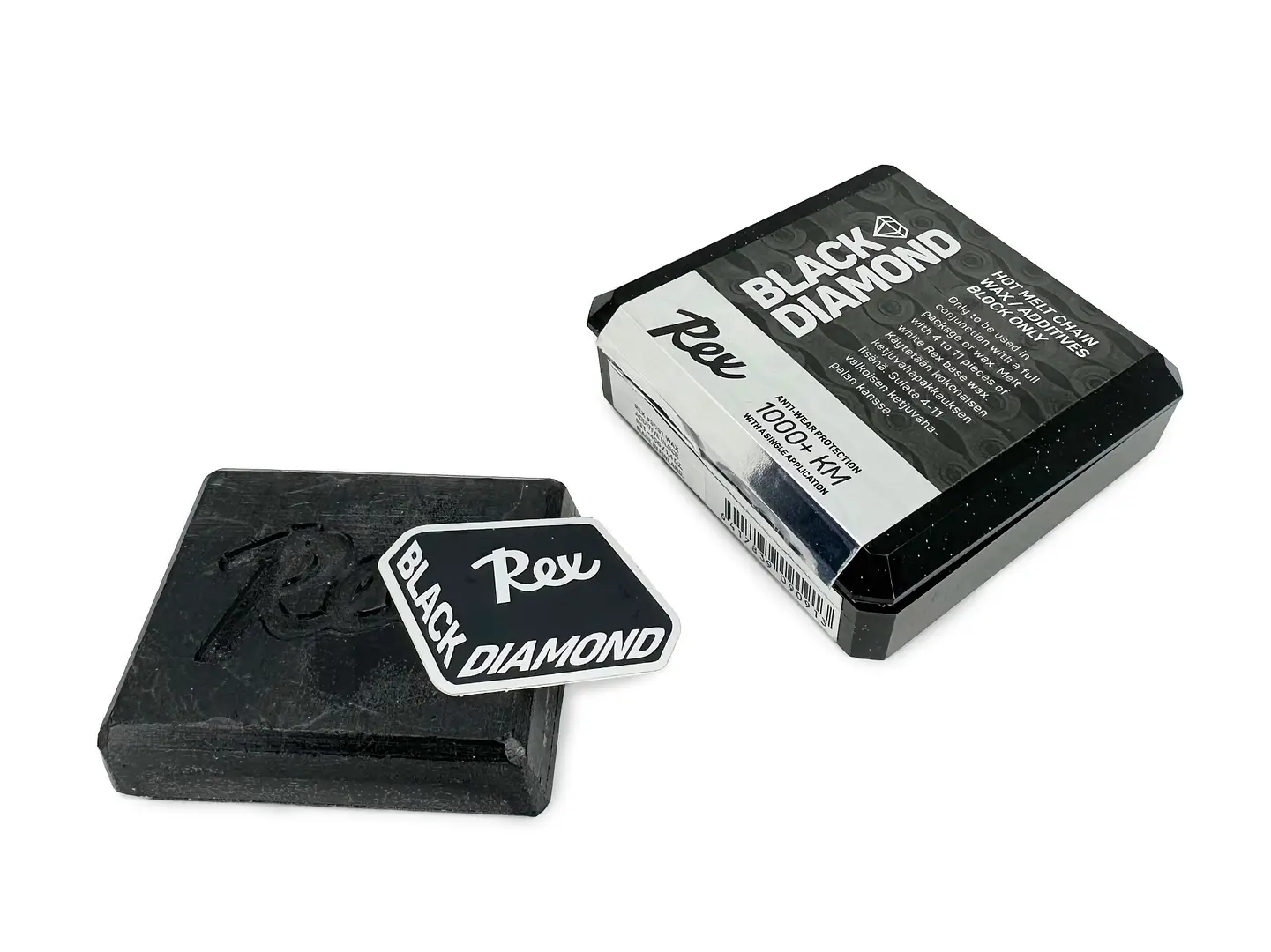Rex Black Diamond Hot Wax, Ekstra Blokk 40 g Kjedevoks by Sykkelkomponenter