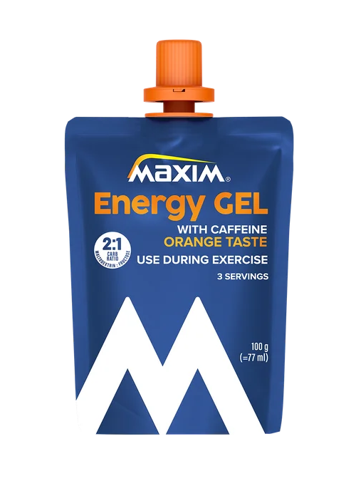 Maxim Instant Appelsin med Koffein Energigel by Sykkelkomponenter