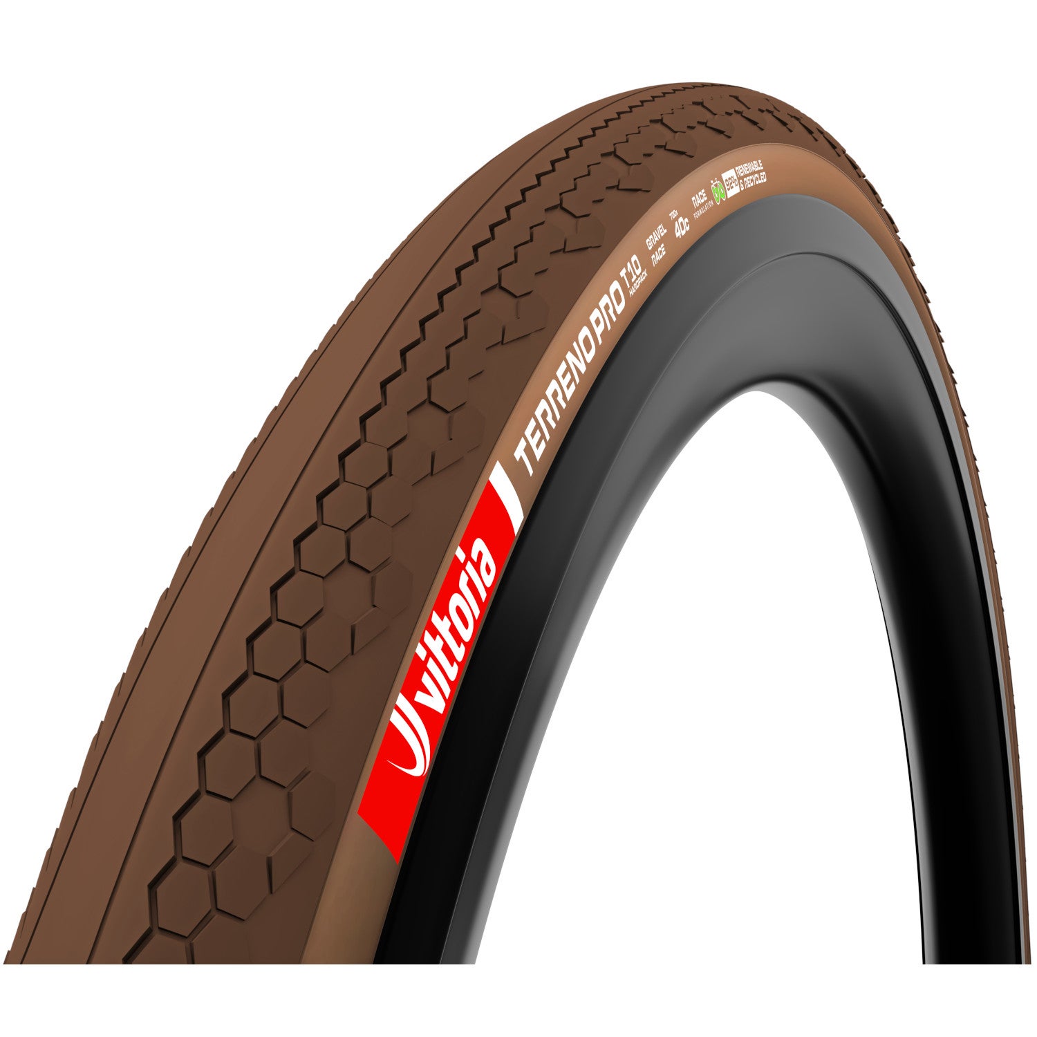 Vittoria Terreno Pro T10 Brun TLR 622mm Dekk by Sykkelkomponenter
