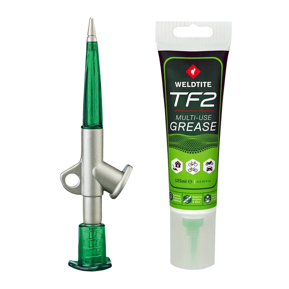 Weldtite Grease Gun og Bike Grease Teflon 125ml by Sykkelkomponenter