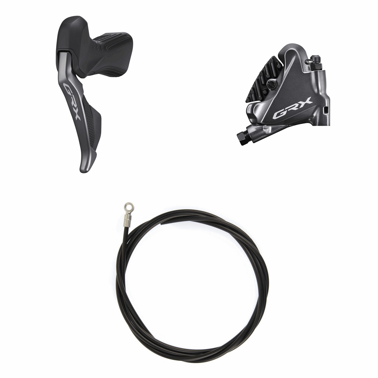 Shimano GRX ST-RX815 Di2 + BR-RX810 Skivebrems Foran by Sykkelkomponenter