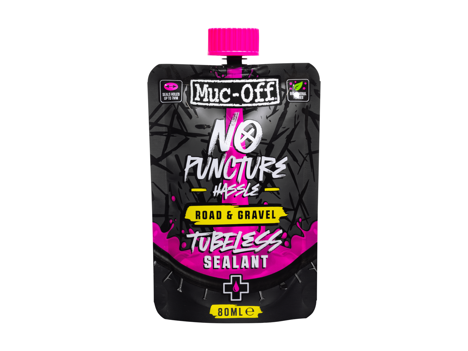 Muc-Off Road & Gravel Tubeless 80ml Guffe by Sykkelkomponenter