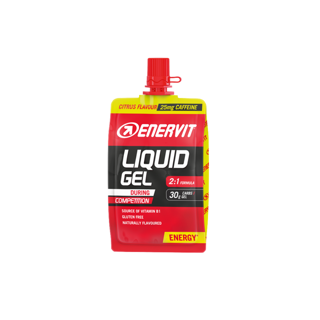 Enervit Liquid Competition m/Koffein Sitrus Energigel by Sykkelkomponenter