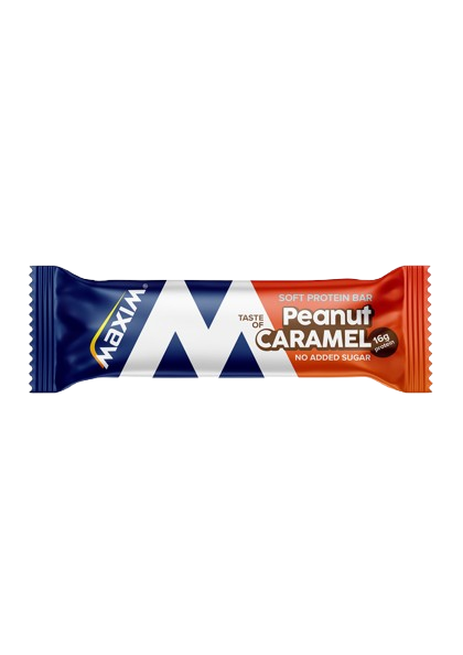 Maxim Soft Peanøtt Karamell Proteinbar 18 stk by Sykkelkomponenter