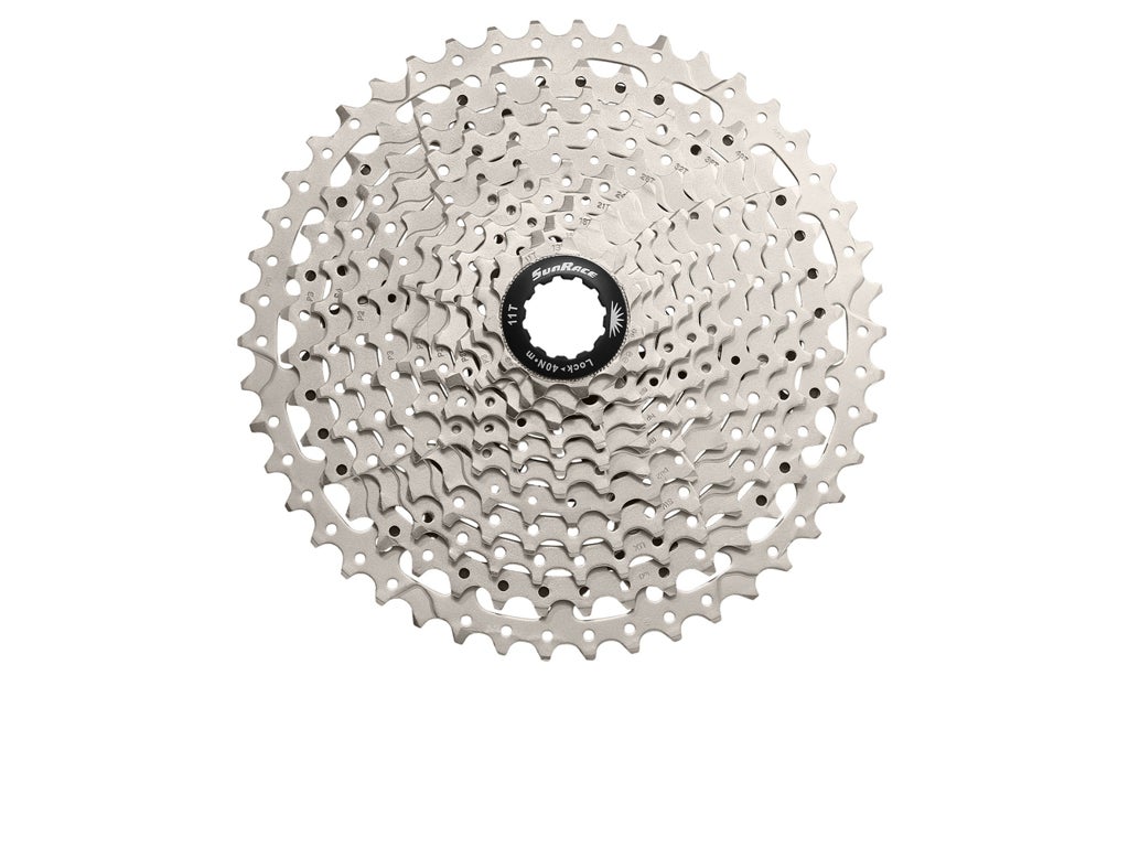 SunRace CSMS8 11-46T Metallic 11- Delt Kassett by Sykkelkomponenter
