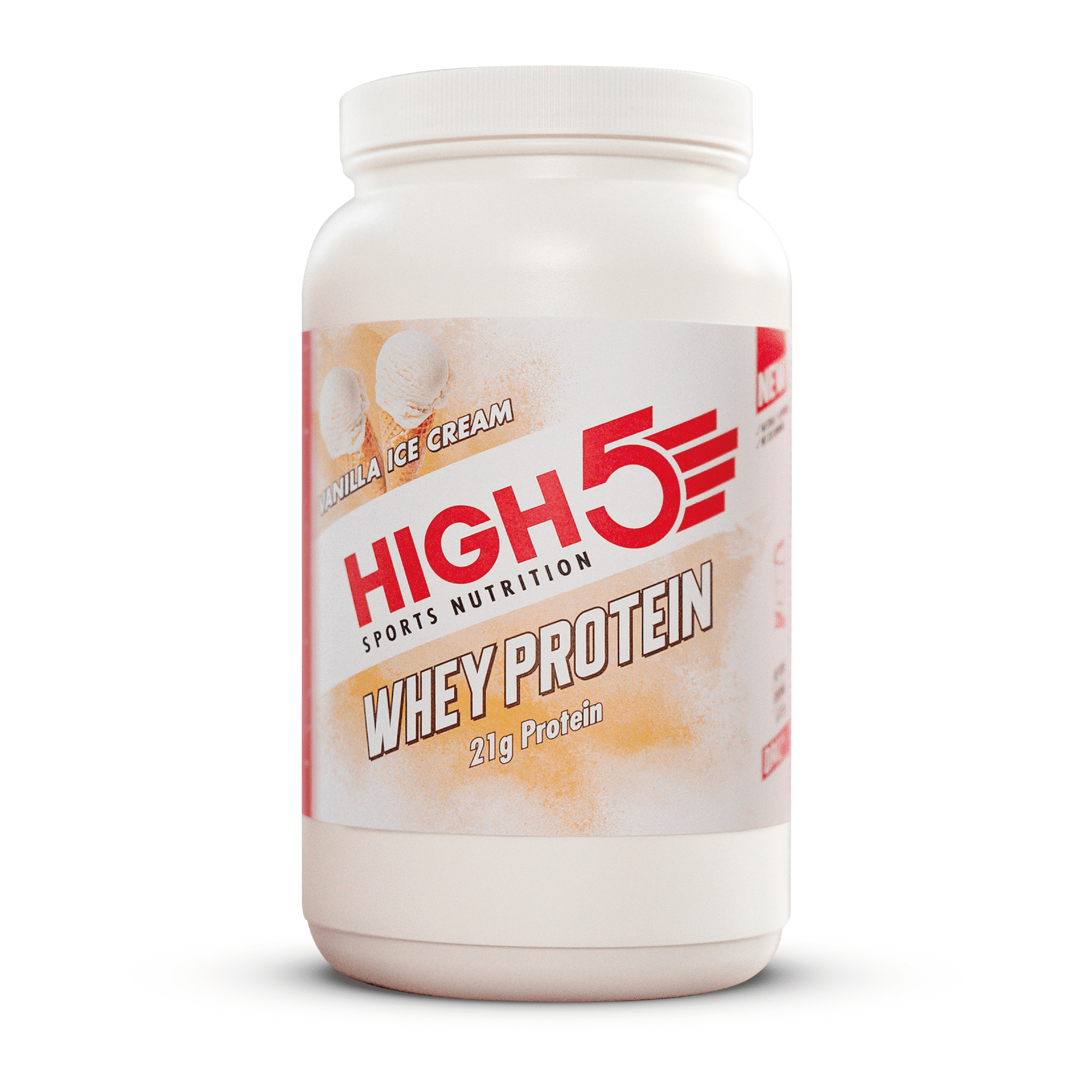 High5 Whey Protein Vanilje Iskrem by Sykkelkomponenter