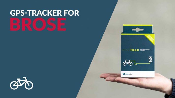 Powunity BikeTrax GPS-Tracker for Brose Universal