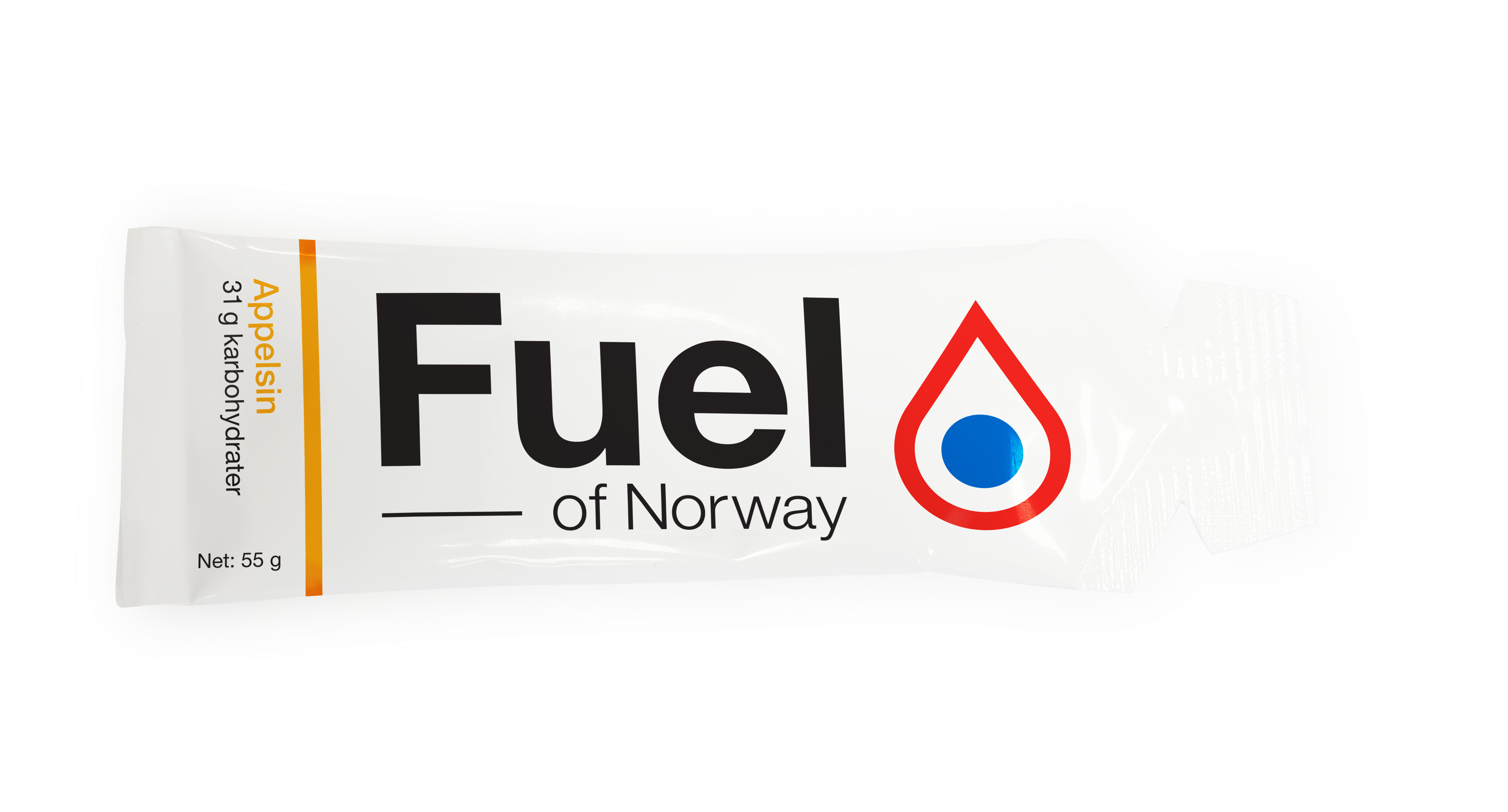 Fuel of Norway Appelsinsmak Energigel 20 stk by Sykkelkomponenter