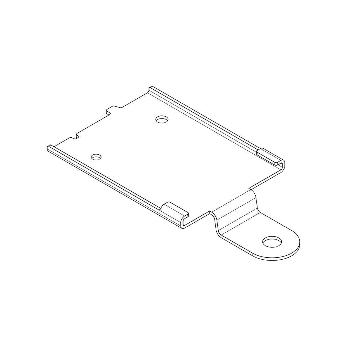 Bosch Mounting Plate ConnectModule for Smart System BDU33YY by Sykkelkomponenter