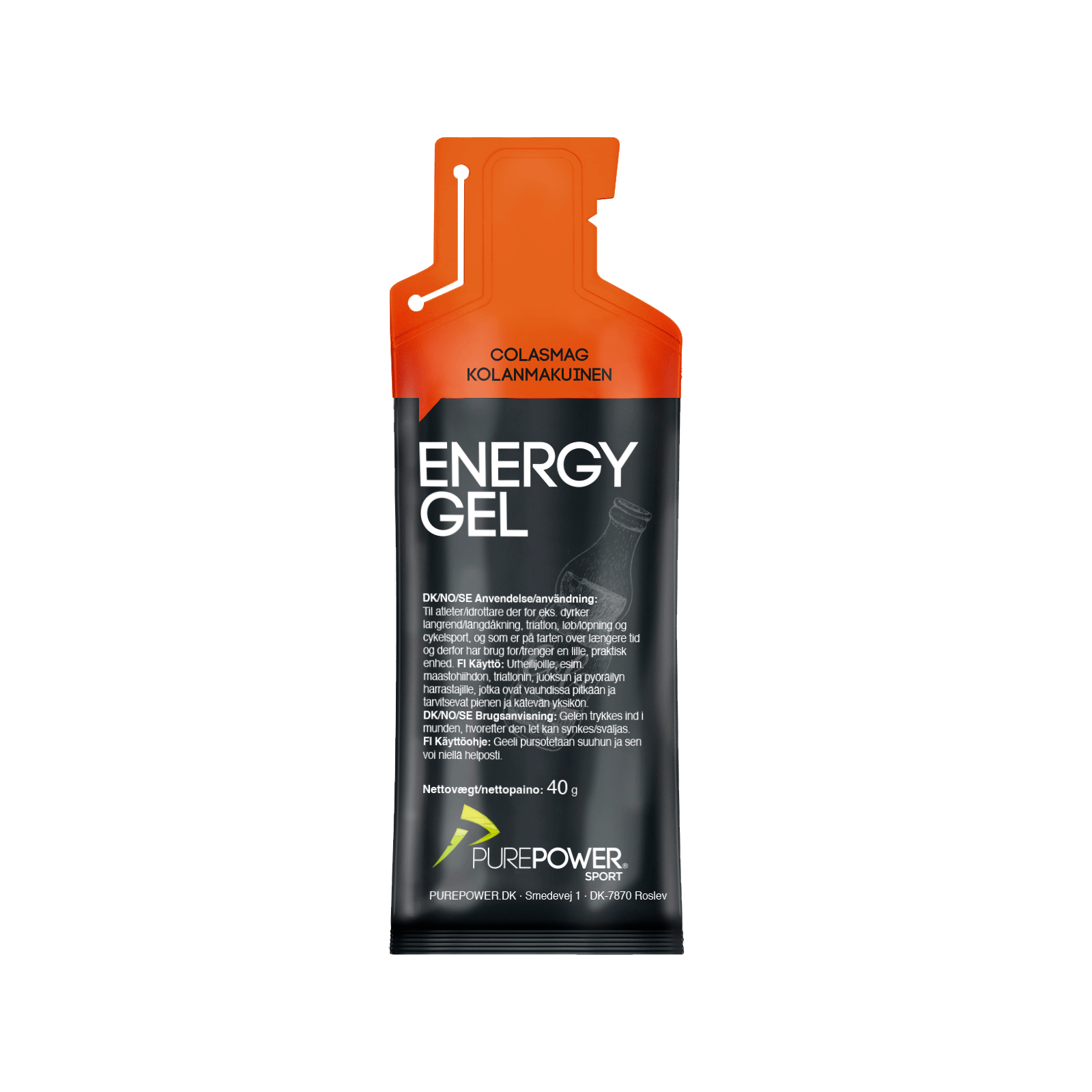 PurePower Cola Energigel by Sykkelkomponenter