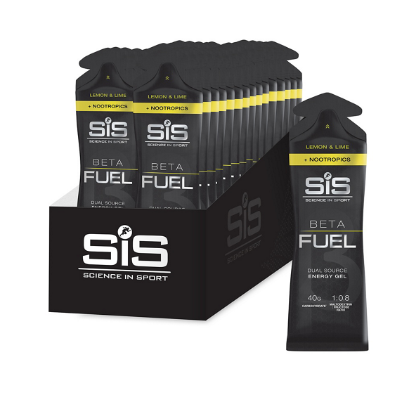 SIS Beta Fuel + Nootropics Sitron & Lime Energigel 30 stk