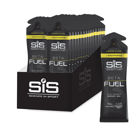 SIS Beta Fuel + Nootropics Sitron & Lime Energigel 30 stk by Sykkelkomponenter