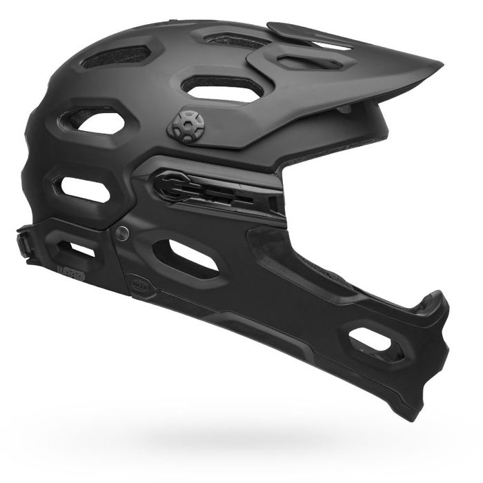 Bell Super 3R MIPS AM/Enduro Matte Black Hjelm by Sykkelkomponenter