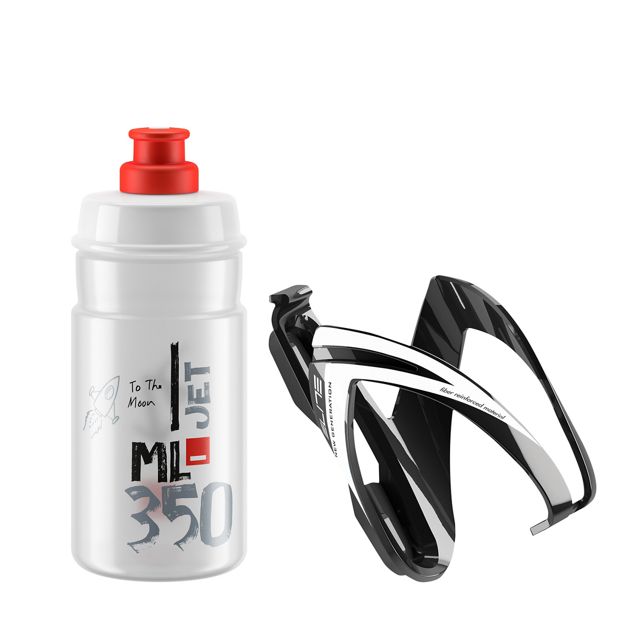 Elite Ceo 350ml Drikkeflaske & Flaskeholder by Sykkelkomponenter