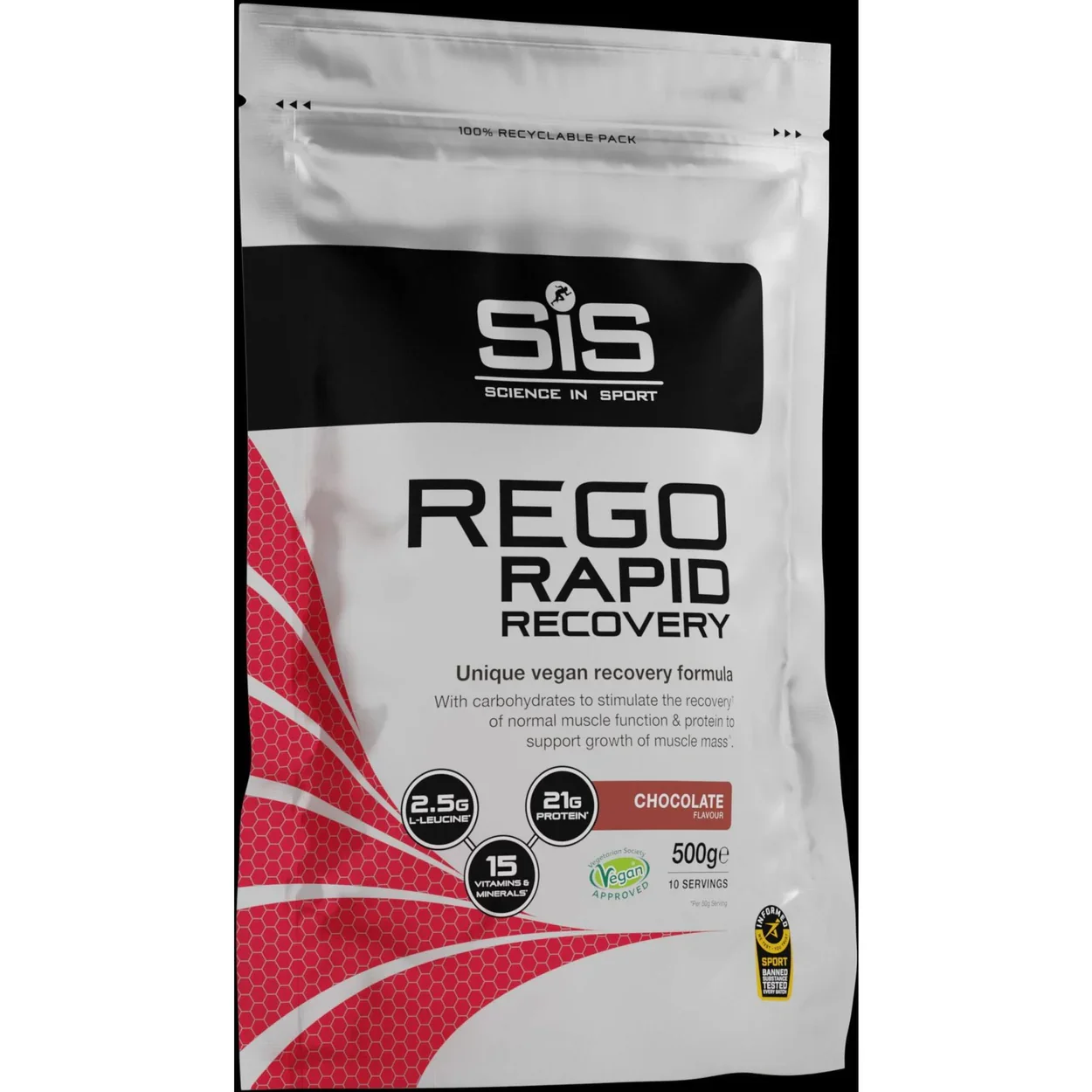 SIS Rego Rapid Recovery Sjokolade 500 gram by Sykkelkomponenter