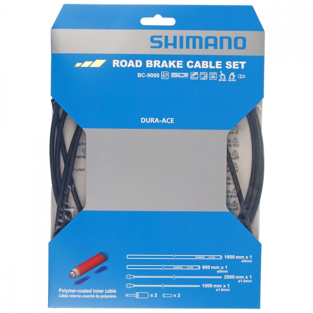 Shimano Dura Ace BC-9000 Svart bremsewiresett by Sykkelkomponenter