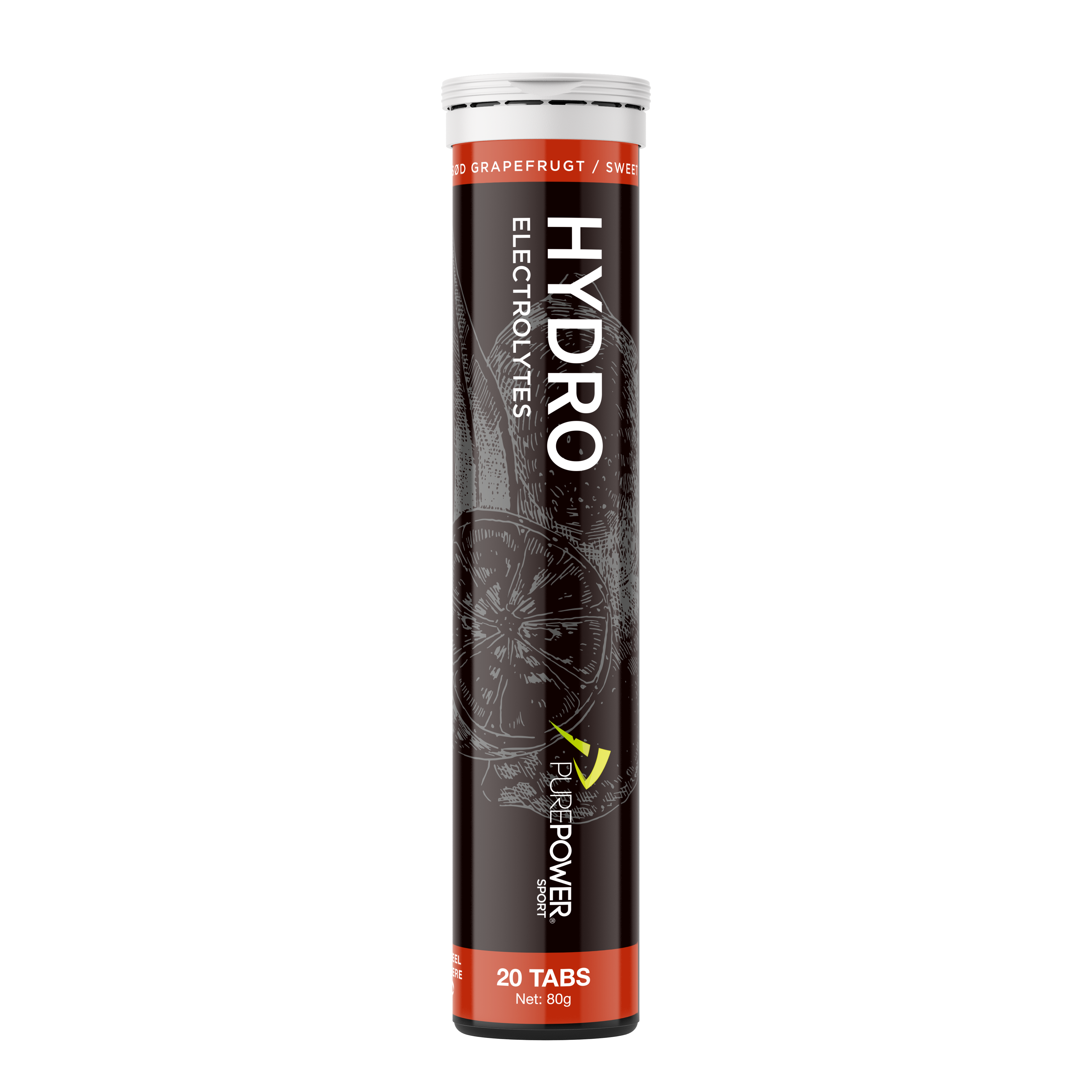 PurePower Hydro Grapefruit Tabletter by Sykkelkomponenter