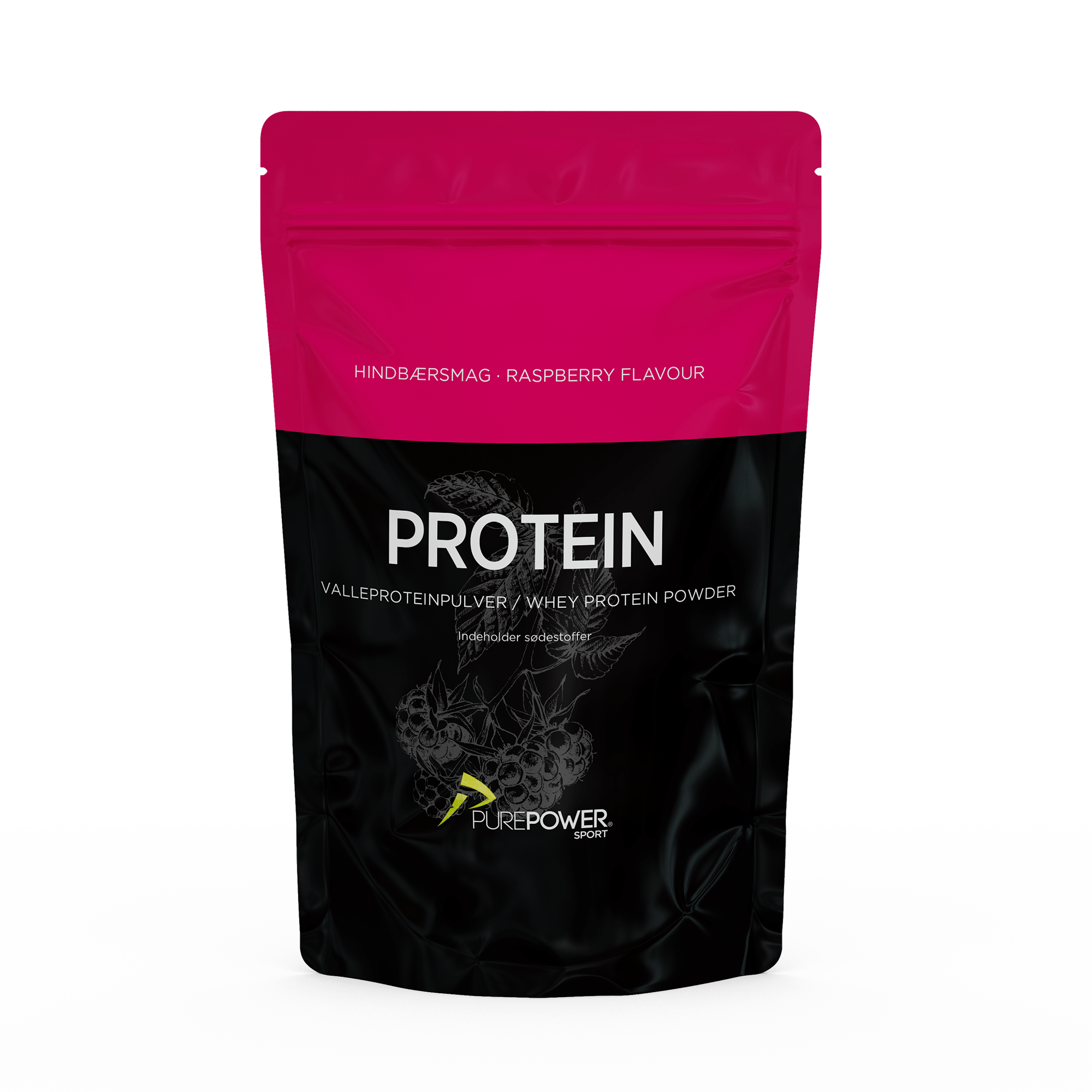 PurePower Protein Bringebær by Sykkelkomponenter