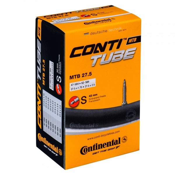 Continental MTB Light SV42, 27,5 x 1,75-2,50" Presta Slange by Sykkelkomponenter