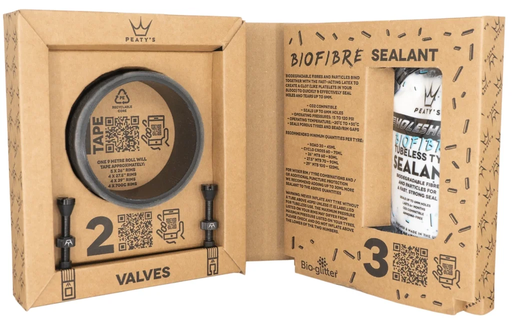 Peaty's Holeshot DH/Enduro Tubeless Kit by Sykkelkomponenter