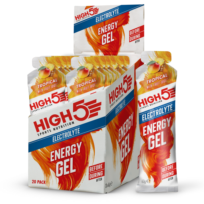 High5 EnergyGel Electrolyte Tropisk 20 stk
