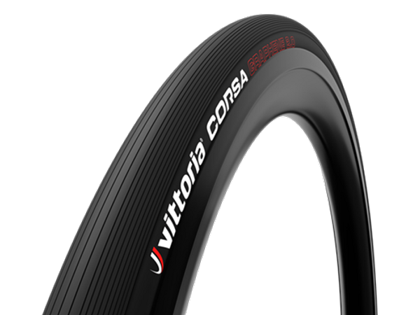 Vittoria Corsa G2 25-622mm, Svart Foldbar Dekk by Sykkelkomponenter