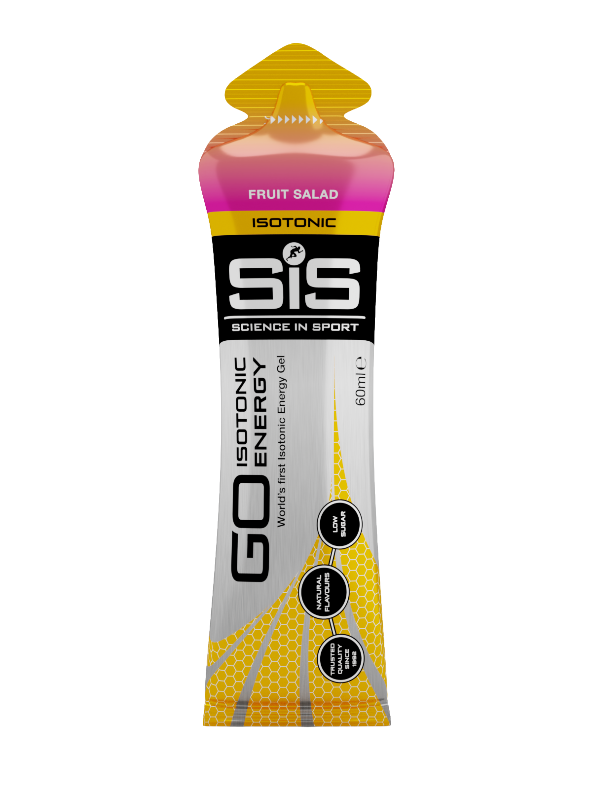 SiS GO Isotonic Fruit Salad Energigel by Sykkelkomponenter
