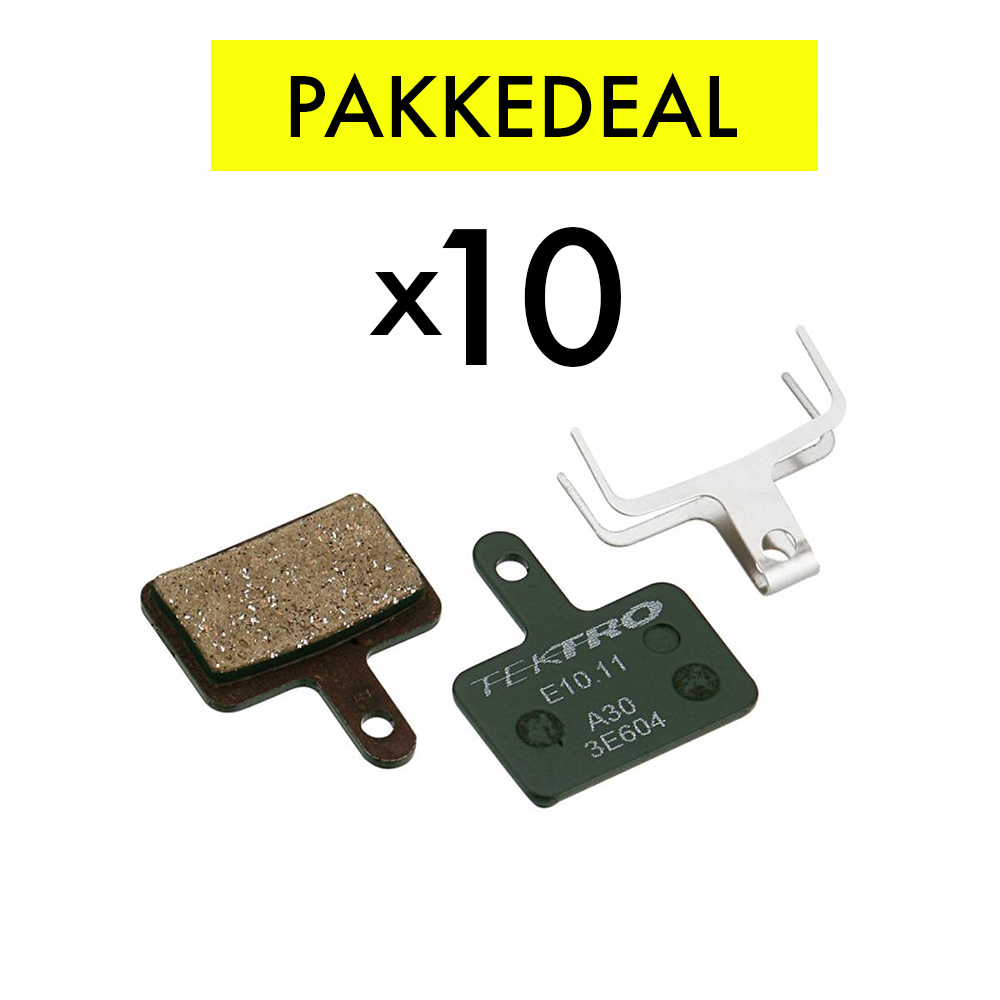 Tektro E10.11 10pk Organisk Bremseklosser by Sykkelkomponenter