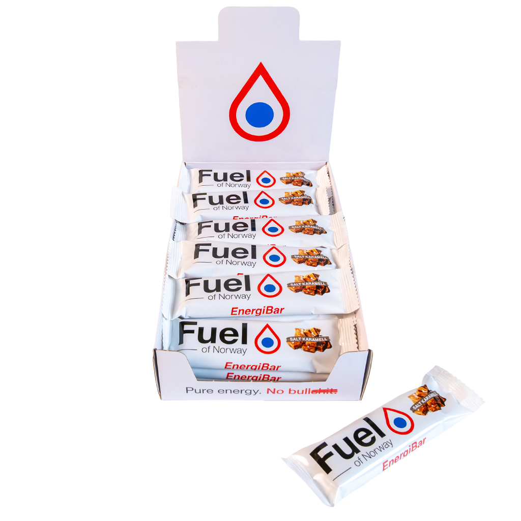 Fuel Of Norway Salt Karamell Energibar 24 stk