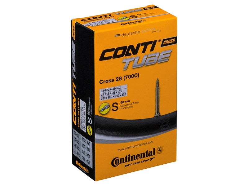 Continental Cross 28 32/47-622mm Prestaslange by Sykkelkomponenter