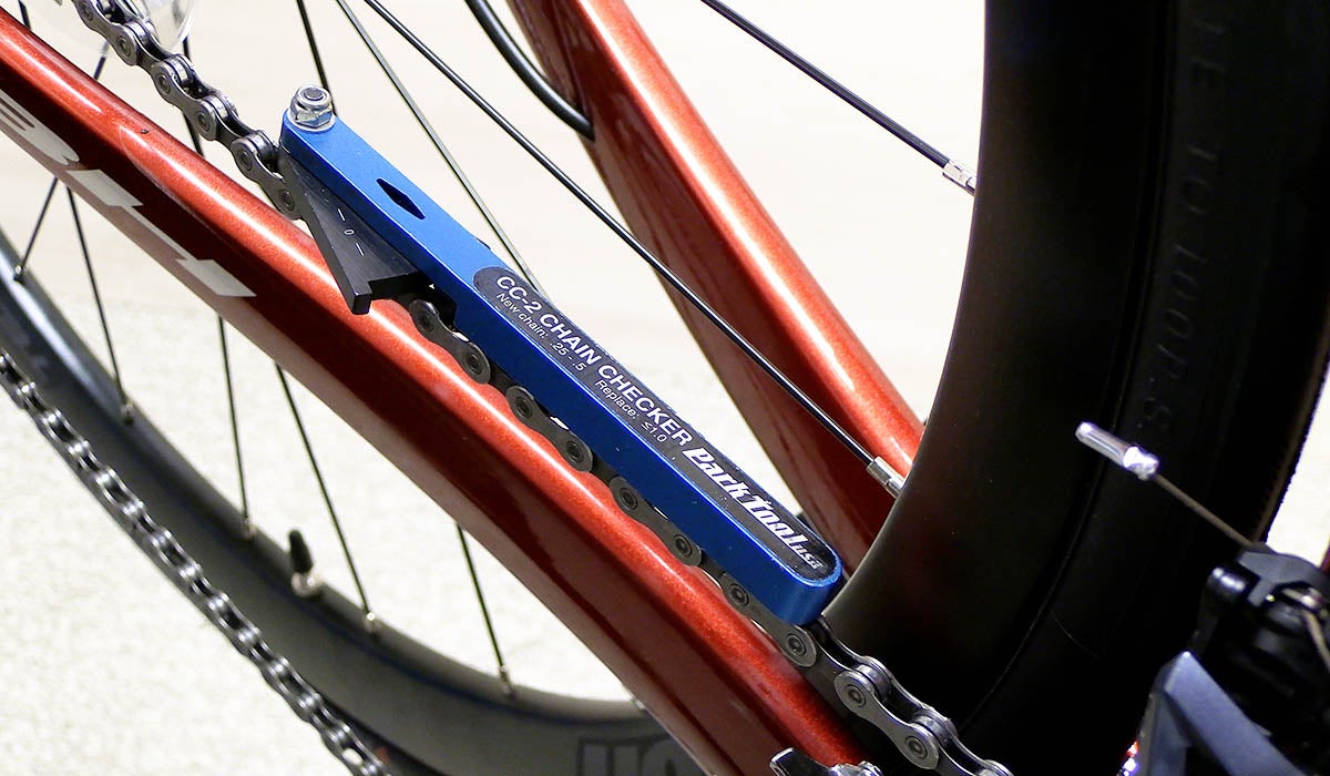 Måle slitasje på sykkelkjede