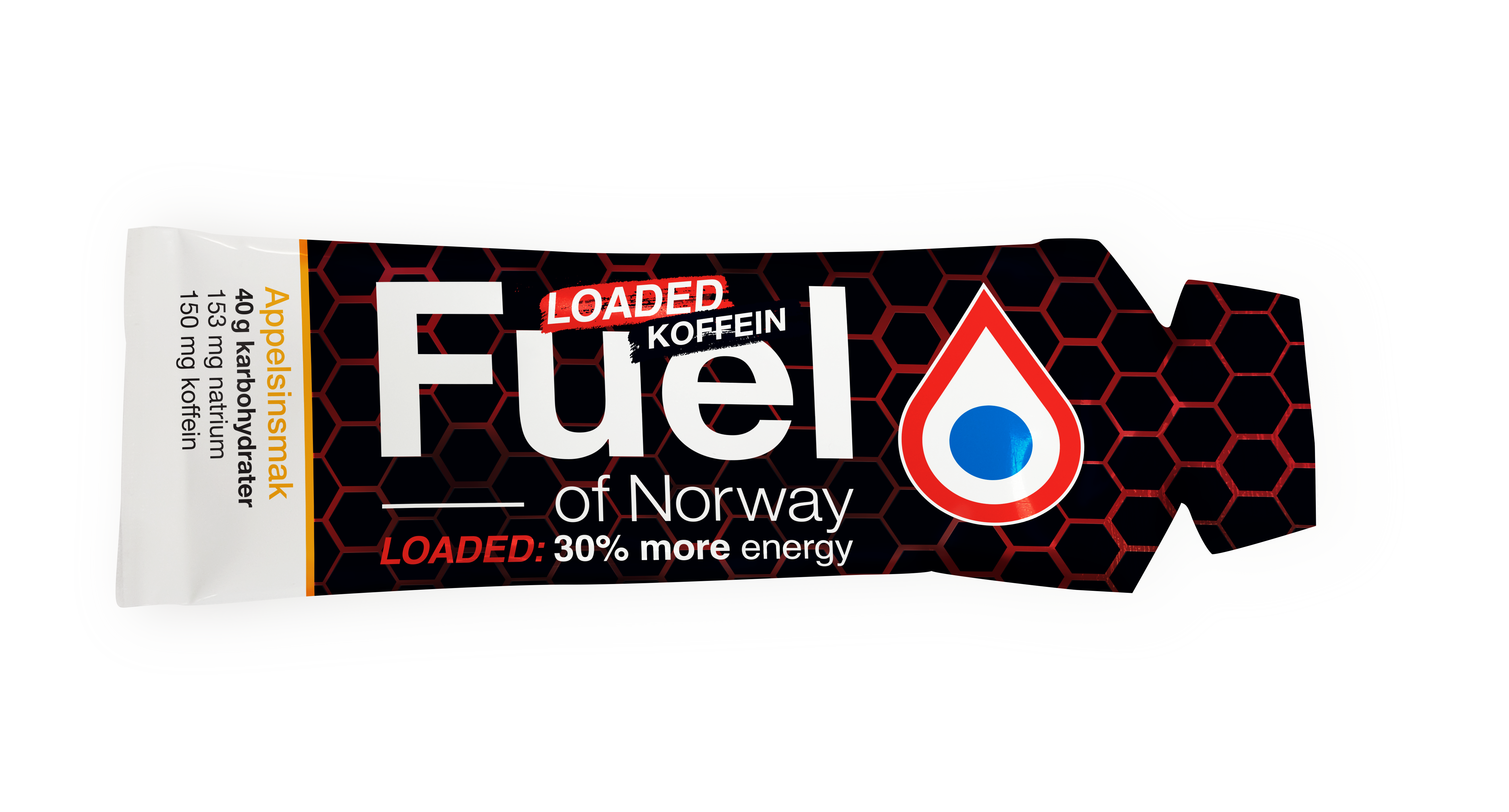 Fuel Of Norway Loaded Koffein Appelsin Energigel by Sykkelkomponenter