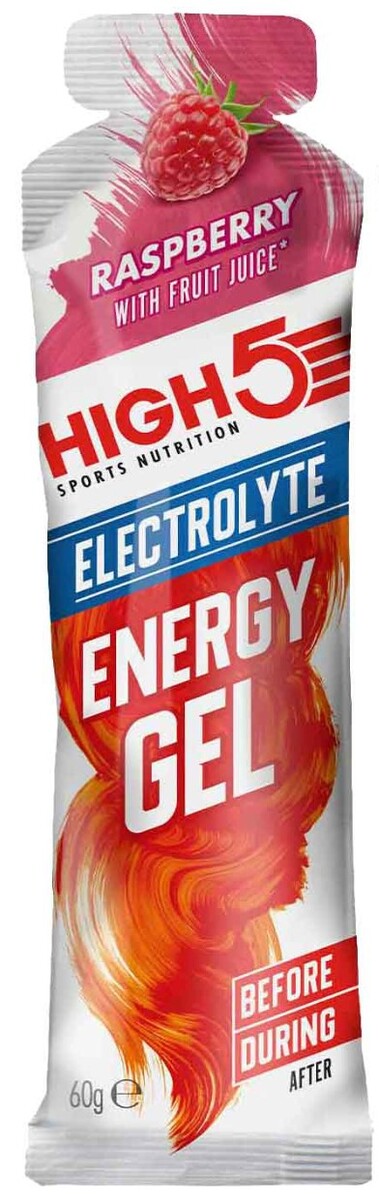 High5 EnergyGel Electrolyte Bringebær Gel